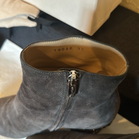 Sergio Rossi Scarpe Donna gray Suede boots - Picture 4 of 9